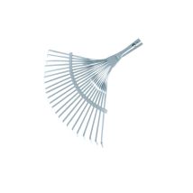 Rastrillo Metálico Greenmill Gr6503, Sin Mango, Galvanizado, Herramienta De Jardinería Para Césped Y Suelos, Ideal Para Airear Y Nivelar Terrenos.