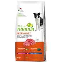 Cane - Natural Trainer Medium 12kg Manzo&riso