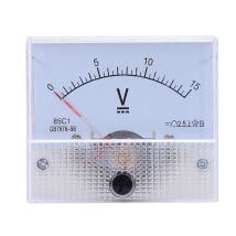 85c1 Dial Analog Volt Panel Meter Gauge Dc 0-15v--