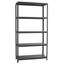 Étagère Ettore Bulloni Grima En Acier De Couleur Anthracite L 100 X P 40 X H 187 Cm