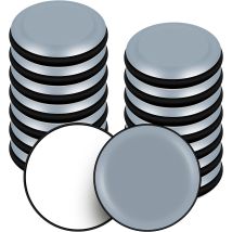 Tinor - Furniture Sliders, 16 Pieces Ptfe Teflon Round Self-adhesive Furniture Sliders Suitable For Smooth Floors And Carpets (round, 25 Mm)