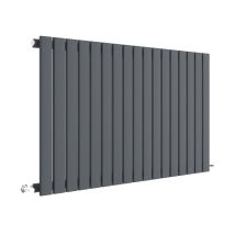 Aspire - Hudson Reed Sloane Single Designer Horizontal Radiator 600mm H X 992mm W - Anthracite