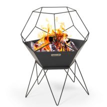 Barbecook - Braciere Per Legna 'jura' In Acciaio Nero, Diametro 42,5 Cm