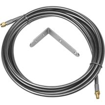 Indexa - Pentatech 27225 Antennen Verlaengerungskabel 4.00m Schwarz