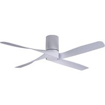 Ventilatore a soffitto Lucci air Riviera – 132 cm – 6 velocità – telecomando e lampadina GX53 inclusi – bianco