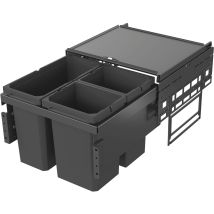 Vauth-sagel - Vs Envi Space Abfalltrennsystem Kb 500 Mm 1 X 16/2 X 10 Liter Lava