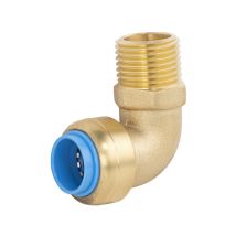 Tout Push - Gomito Filettato Maschio In Ottone D.12 Per Tubo Multistrato Sans Marque