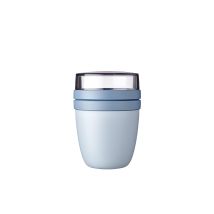 Contenitore Per Il Pranzo Ellipse – Scoparti Separati Per Yogurt E Muesli - Adatto Per Il Freezer, Il Microonde E La Lavastoviglie – 500 Ml + 200 Ml –