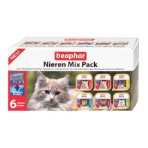 Beaphar Nierendiät Mix Pack – 600 g – Rohprotein 8,5% – Rohfaser 0,4% – Rohöle 6,0% – Calcium 0,20% – Phosphor 0,18%