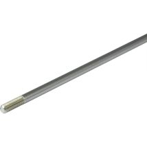 Strenger - Treibriegelstange Rund, 1300 Mm, Ø 10 Mm, Gewinde M 10, Verzinkt