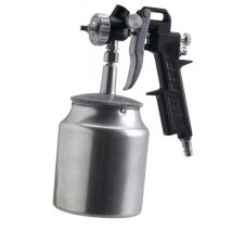 Farbspritzpistole Mit Oberbecher – Pneumatisch - 750 Cc – Max. 6 Bar – Einstellbare Sprühleistung - Ferm