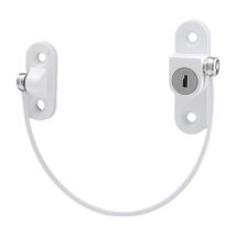 1 Pcs Entrebâilleur Fenêtre Porte Restricteur De Porte De Fenêtre Verrou Fenetre Upvc Verrouillage De Limite Verrou De Sécurité Câble Serrure De 