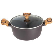 Bergner Kochtopf Modern Aluminium 4 Liter Schwarz