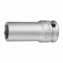 Manguito De Choque 1/2'', Modelo Largo, Lado E/planos : 22 Mm, Largo 78 Mm, Ø Exterior De La Toma De Fuerza 32,0 Mm, Ø Exterior De Entrenamiento : 30 
