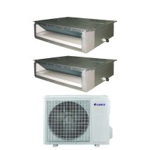 Gree Klimagerät Ducted Dual Split Inverter 9+12 Mit Gwhd(24)nk6oo R-32 9000+12000