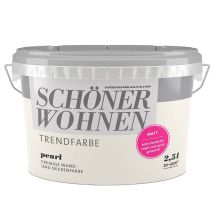 Schöner Wohnen Wandfarbe matt 2,5L hochdeckend scheuerbeständig wasserdampfdurchlässig Touch-Protect-Ausstattung
