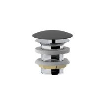 Ponsi - Piletta Di Scarico Clic-clac 1'1/4 Di Colore Grigio Opaco Con Calotta In Ceramica Ercos Btscabvr67 Grigio Opaco