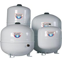 Zilmet – Vase d'expansion à membrane – 8L – Blanc – Plomberie chauffage – Pression max. 4 bar – Température max. 110°C