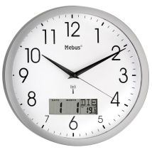 Mebus 19422 Radio Controlled Wall Clock Despertadores Electrónicos, Multicolor, Único