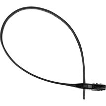 Eufab Lucchetto per fascette fermacavi – 175mm x 220mm x 15mm – 3 cifre codice – 53cm cavo – 66g