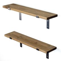 Mensola, Libreria, Mensola A Muro Shelf Nero Noce