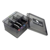 Fuienko - Caja Portacabezales Ibáñez, Con Tapa Para Evitar Polvo Y Suciedad