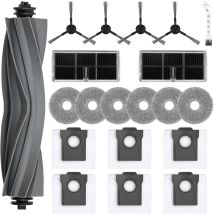 Lot De 20 Accessoires Pour Dreame- L10s Ultra Gen 2 / Mova E30 Ultra / L40 Ultra Ae / L10s Pro Ultra Heat, 1 Brosse Principale, 6 Sacs À Poussière, 6 