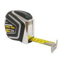 Roughneck Self-locking Heavy-duty Tape Measure, 8m (26ft) Length, 27mm Width