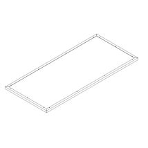 Kgt Schneckenkante Für Kgt (aluminium) Hochbeete "130", Aluminium Blank, 1,21 X 0,91 M (b X L)