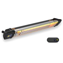 Stufa Elettrica Ad Infrarossi 72,5x12,5x8,5 Cm Da Parete Soffitto 1200w Moel Iris 866nrc