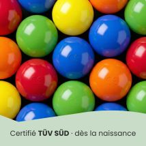 600 Balles Piscine Bébé 7cm Balles Plastique Colorées Pour Enfant Jeu Intérieur