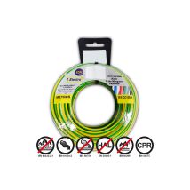 Bobine Fil Électrique Flexible 1,5mm Bicouleur Sans Halogène 20m