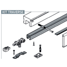 Fibrotubi - Applisystem Aufputz-schiebetürsystem - Traverse 600-900 - 92030002