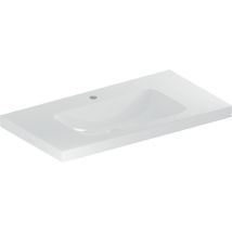 Keramag – Lavabo Geberit iCon Light 90 cm x 48 cm – Ceramica sanitaria bianca – Foro per rubinetto – Rettangolare