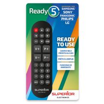 Control remoto universal para TV – Compatible con Samsung, Sony, Panasonic, LG – Fácil de usar – Teclas anchas