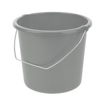 Tontarelli Eimer Mit Metallbügel 10 L Nordic Grey Putzeimer Wassereimer Haushaltseimer
