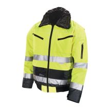 Prevent - Chaqueta Piloto De Alta Visibilidad Talla L Amarillo / Gris