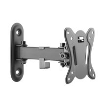 Metronic – Soporte de pared para TV LCD de 13" a 28" (33-71 cm) – 2 brazos giratorios – Instalación precisa