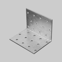 Piastra Ad Angolo Pesante 623 80x80x60 Mm Conf. Da 50 Pz