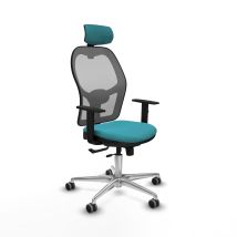 Chaise De Bureau Piqueras Y Crespo Jorquera Noir Mousse Haute Qualité