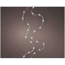 Micro Luci Led Fisse 195 Cm, 40 Led Argento