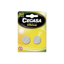 Pila Botón Litium Cegasa Litio Cr1632 3v Bt Bl2
