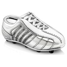 Zilverstad - Hucha De Fútbol Plateada Para Niño Como Regalo Zapato De Fútbol Tamaño: 55x129x59 Mm Sku: Zv6256261