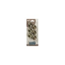 Boutons Métal Vieux Laiton Diamètre 35mm, Finition Vieux Laiton - Reunion Industrial