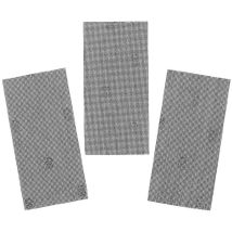 3 Blatt 1/3 Maschenweite Schleifpapier (93x190mm) Mit Klettverschluss Körnung 80 Sty-sta39032-xj