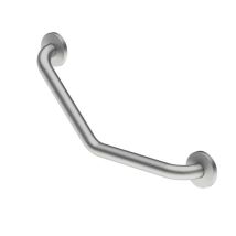 Sanela - Agarradero 47x19 Cm, Fracturada, Acero Inoxidable Mate Slzm 21x