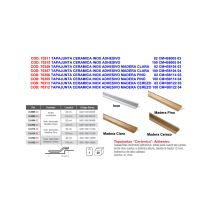 Lampeggiante Adesivo In Acciaio Inox Ceramico Legno 100 Cm Brinox B810404
