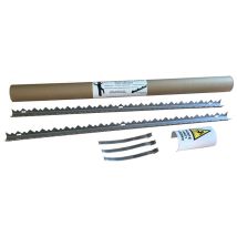 Punte Anti Ladro Kit per Tubi Gas – 80 cm – Acciaio inox – 3 fascette metalliche – YEPPON