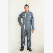 74531-coverguard] Combinaison De Travail 2 Zips Coverguard Factory Taille S 40/42 Grise