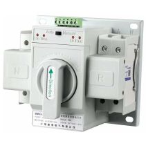 Interruptor De Transferencia Automático - 1 Pieza 220 V 63 A 2p Mini Interruptor De Transferencia Automático De Doble Potencia Disyuntor